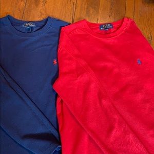 Two Boys Polo Thermal Long Sleeve Large 14-16